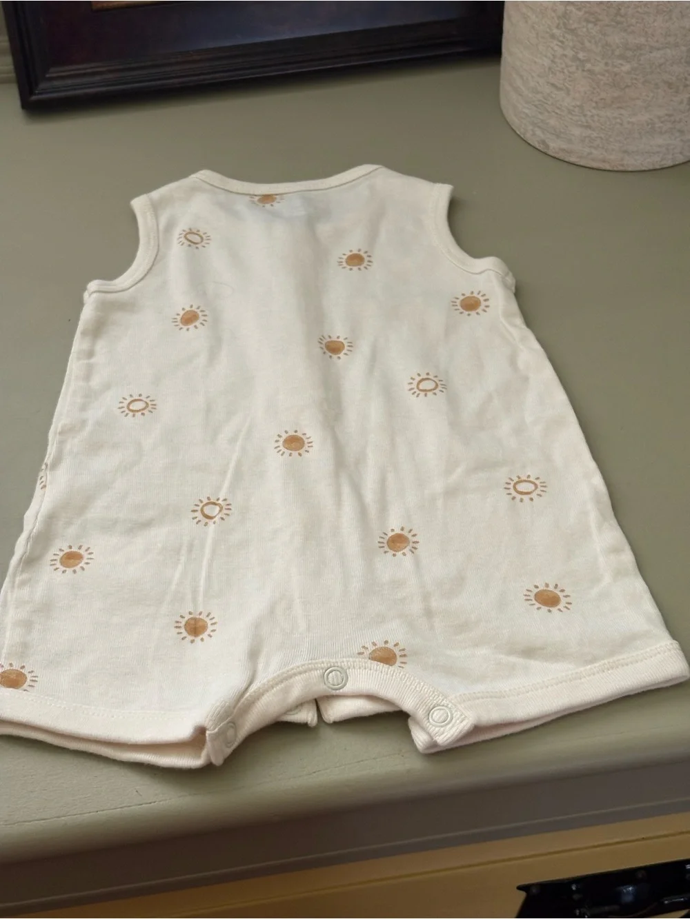 Gerber/Carter Baby One-Piece Bodysuits and Romper - White, Beige, Brown